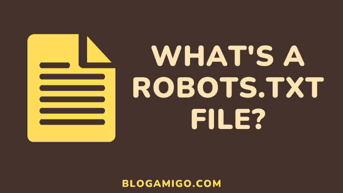 What Is A Robots.txt File - Blogamigo