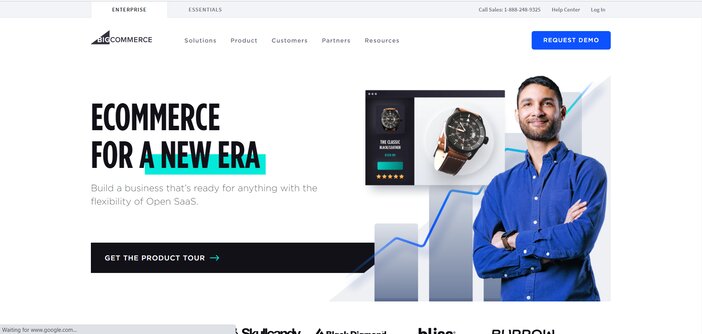 BigCommerce image - Best 10 eCommerce Platforms to Start your Online Store