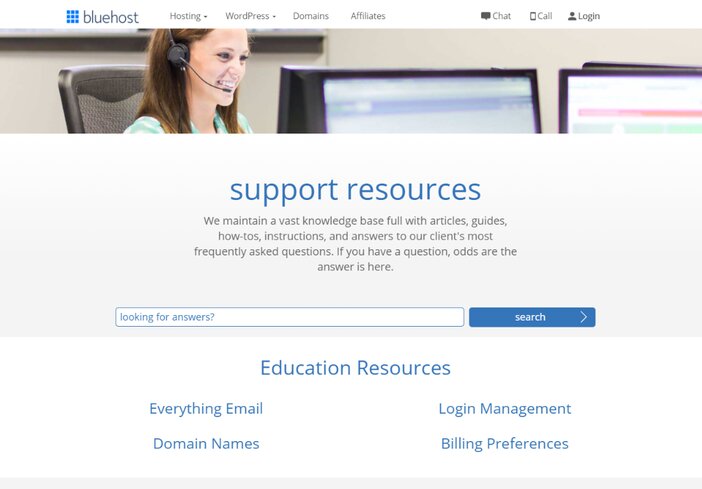 Bluehost Resource Homepage