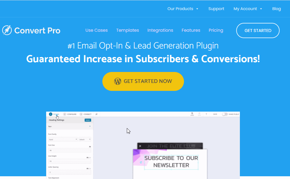 convertpro best lead generation plugins