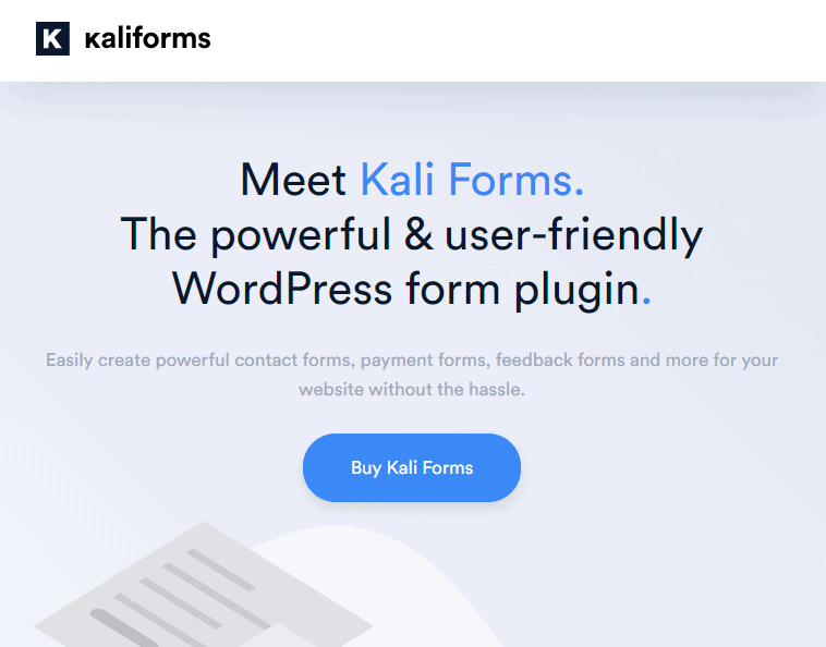 Kali forms