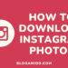 How to download instagram photos - Blogamigo